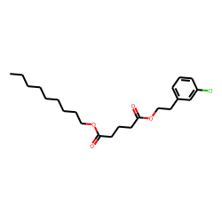 Glutaric acid, 2-(3-chlorophenyl)ethyl nonyl ester