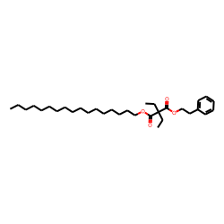 Diethylmalonic acid, heptadecyl phenethyl ester