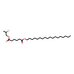 Adipic acid, 2-chloropropyl octadecyl ester
