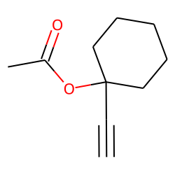 Cyclohexanol, 1-ethynyl-, acetate