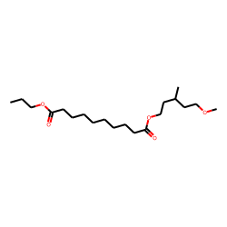 Sebacic acid, 5-methoxy-3-methylpentyl propyl ester