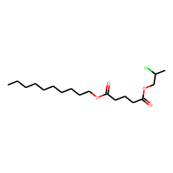 Glutaric acid, 2-chloropropyl decyl ester