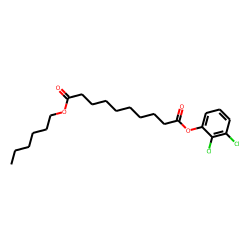Sebacic acid, 2,3-dichlorophenyl hexyl ester