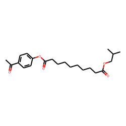 Sebacic acid, 4-acetylphenyl isobutyl ester