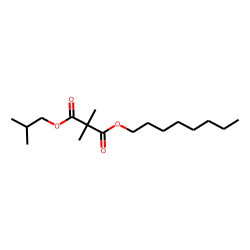 Dimethylmalonic acid, isobutyl octyl ester