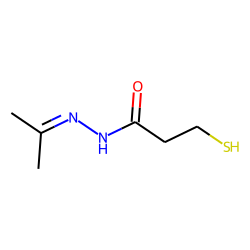 Acetone beta-mercaptopropionhydrazone