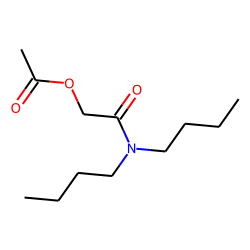 Acetoxyacetamide, N,N-dibutyl-