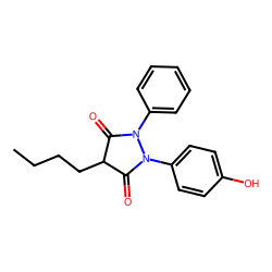 3,5-Pyrazolidinedione, 4-butyl-1-(4-hydroxyphenyl)-2-phenyl-