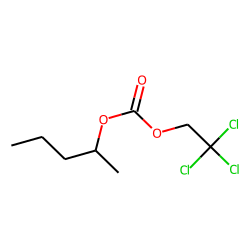 Carbonic acid, 2,2,2-trichloroethyl 2-pentyl ester