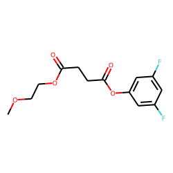 Succinic acid, 3,5-difluorophenyl 2-methoxyethyl ester