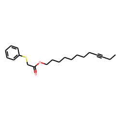 (Phenylthio)acetic acid, dodec-9-ynyl ester