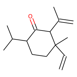 2«alpha»-Isopropenyl-6«alpha»-isopropyl-3«alpha»-methyl-3«alpha»-vinylcyclohexanone