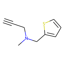 2-Thenylamine, n-methyl-n-2-propynyl-