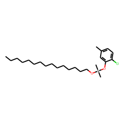 Silane, dimethyl(2-chloro-5-methylphenoxy)pentadecyloxy-