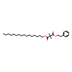Dimethylmalonic acid, hexadecyl 2-phenethyl ester
