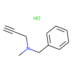 Benzylamine, n-methyl-n-2-propynyl-, hydrochloride