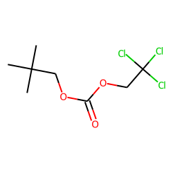 Carbonic acid, 2,2,2-trichloroethyl neopentyl ester