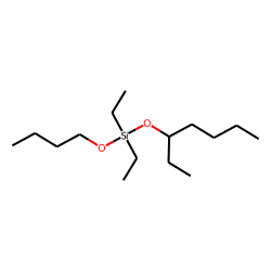 Silane, diethylbutoxy(3-heptyloxy)-