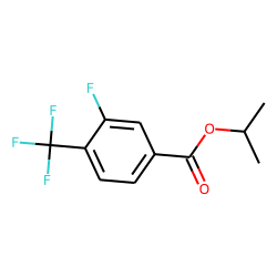 3-Fluoro-4-trifluoromethylbenzoic acid, isopropyl ester