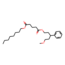 Glutaric acid, 5-methoxy-3-phenylpentyl octyl ester