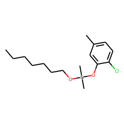 Silane, dimethyl(2-chloro-5-methylphenoxy)heptyloxy-