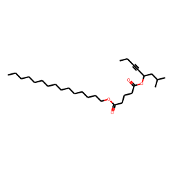 Glutaric acid, 2-methyloct-5-yn-4-yl pentadecyl ester