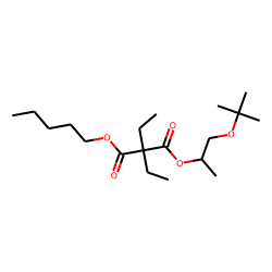Diethylmalonic acid, pentyl 1-tert-butyloxyprop-2-yl ester