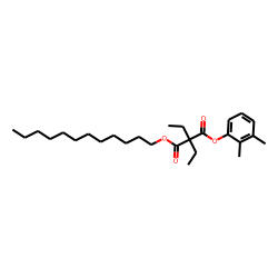 Diethylmalonic acid, 2,3-dimethylphenyl dodecyl ester