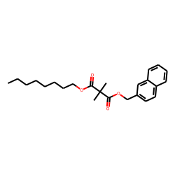 Dimethylmalonic acid, 2-naphthylmethyl octyl ester