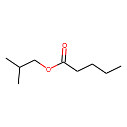 Pentanoic acid, 2-methylpropyl ester