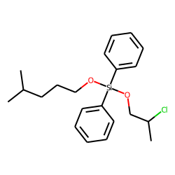 Silane, diphenyl(2-chloropropoxy)isohexyloxy-