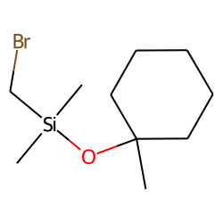 1-Methylcyclohexanol, bromomethyldimethylsilyl ether