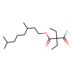 Diethylmalonic acid, monochloride, 3,7-dimethyloctyl ester