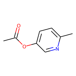3-Pyridinol, 6-methyl-, acetate (ester)
