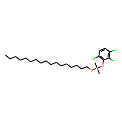 Silane, dimethyl(2,3,6-trichlorophenoxy)heptadecyloxy-