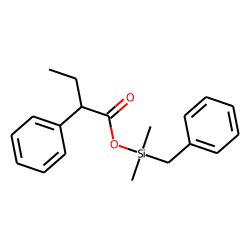 (.+/-.)-2-Phenylbutyric acid, benzyldimethylsilyl ester