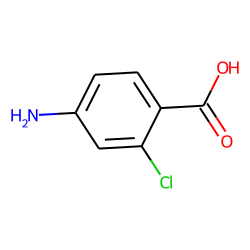 Benzoic acid, 4-amino-2-chloro-