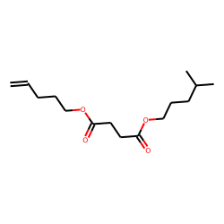 Succinic acid, isohexyl pent-4-enyl ester