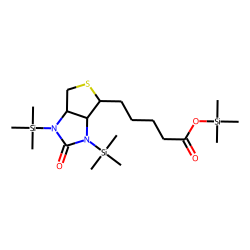 Biotin, N,N'-(trimethylsilyl)-, trimethylsilyl ester
