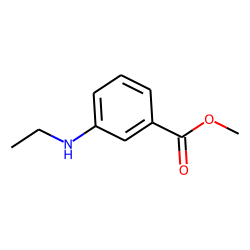 Benzoic acid, 3-(ethylamino)-, methyl ester