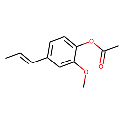 Phenol, 2-methoxy-4-(1-propenyl)-, acetate, (E)-
