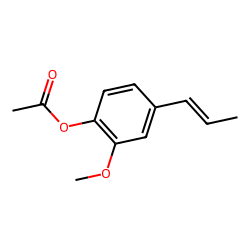 Phenol, 2-methoxy-4-(1-propenyl)-, acetate, (e)-