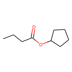Butanoic acid, cyclopentyl ester