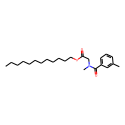 Sarcosine, N-(3-methylbenzoyl)-, dodecyl ester