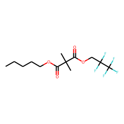 Dimethylmalonic acid, 2,2,3,3,3-pentafluoropropyl pentyl ester