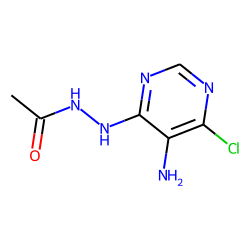 Acetic acid, 5-amino-6-chloro-4-pyrimidinyl hydrazide