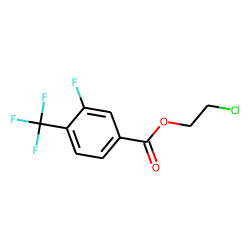 3-Fluoro-4-trifluoromethylbenzoic acid, 2-chloroethyl ester