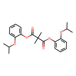 Dimethylmalonic acid, di(2-isopropoxyphenyl) ester