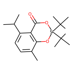 Benzoic acid, 2-hydroxy-3-methyl-6-(1-methylethyl), DTBS