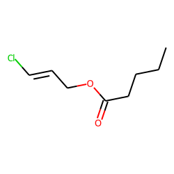 Valeric acid, 3-chloroprop-2-enyl ester